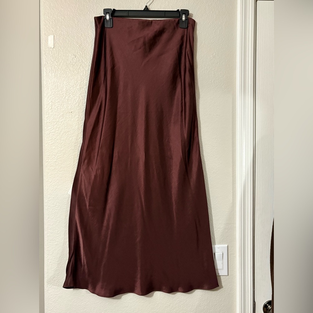 Madewell Burgundy Maxi Skirt